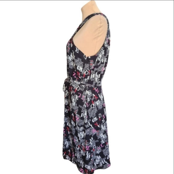 RACHEL ROY🔖NWT! "Print a Line" Halter Dress - Size 14 - Picture 7 of 15